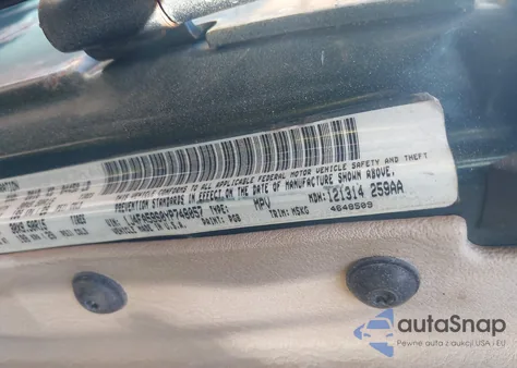 2000 Jeep Wrangler / Tj Sahara from USA, damaged, VIN 1J4FA59S0YP748057